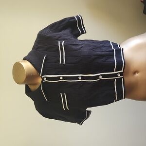 Knitted crop top
